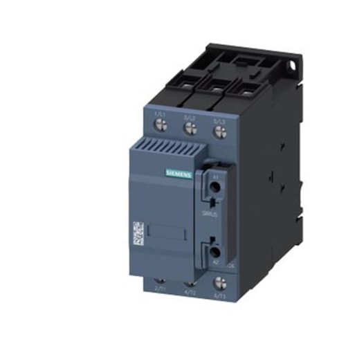 Contator Para Capacitores Tripolar 72,2 A 50 kVAr Bobina 230 V CA 1NA + 1NF 3RT2636-1AL23 Siemens