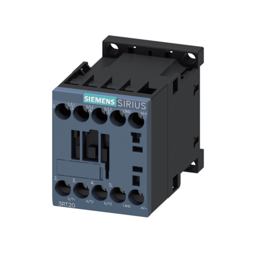 Contator Tripolar 12 A Bobina 24 V CC 1NA 3RT2017-1BB41 Siemens