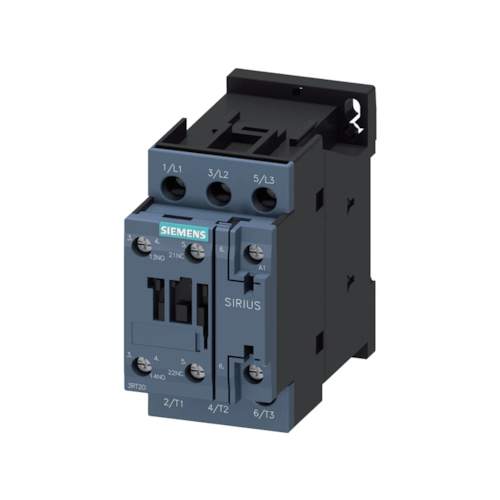 Contator Tripolar 32 A Bobina 220 V CA 50/60 Hz 1NA + 1NF 3RT2027-1AN20 Siemens