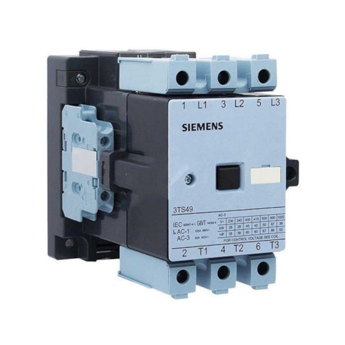 Contator Tripolar 85A 380VCA 60Hz 2NA+2NF 3TS49220AQ1 - Siemens