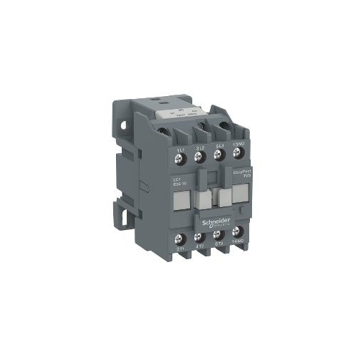 Contator Tripolar TeSys E 12 A 220 V CA 1NA LC1E1210M7 Schneider