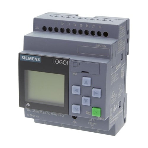 Controlador Lógico Siemens LOGO! 12/24RCE 6ED10521MD080BA1 - Siemens
