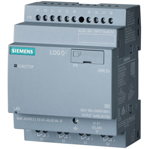 Controlador Lógico Siemens LOGO! 24RCEO 6ED10522HB080BA1 - Siemens