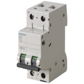 Disjuntor Bipolar 16A Curva C 6KA 5SL62167MB - Siemens