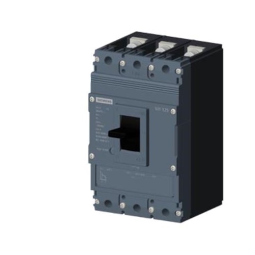 Disjuntor Caixa Moldada Fixo Tripolar 100 A 55 kA/380 V 3VJ1110-7DA32-0AA0 Siemens