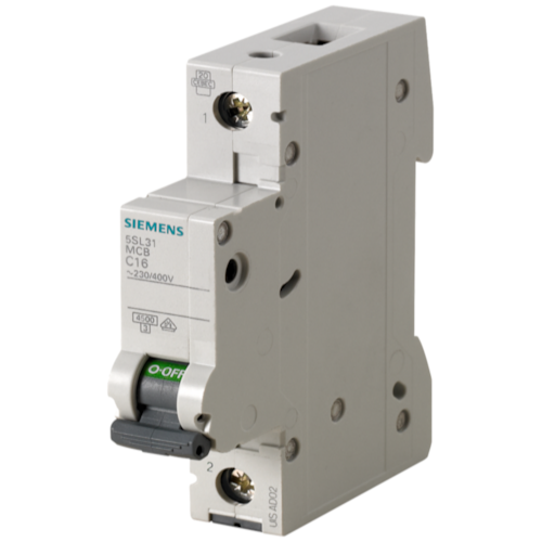 Disjuntor Mini Monopolar 40A 220/380VCA Curva C 4,5KA 5SL31407MB Siemens.