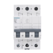 Disjuntor Mini Tripolar 6A 220V/380VCA Curva C 6KA 5SL63167MB Siemens