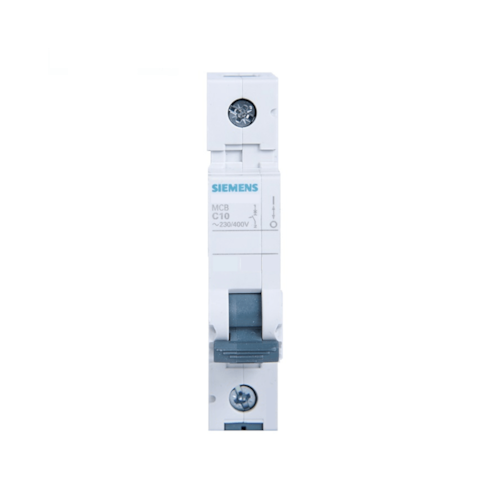 Disjuntor Monopolar 10 A 3 kA Curva C 5SL1110-7MB Siemens