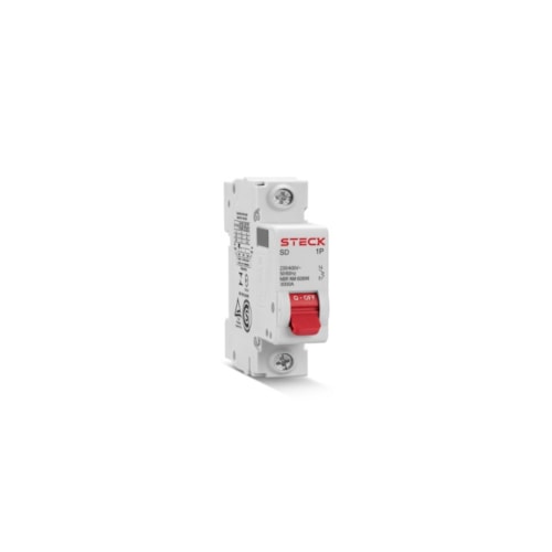 Disjuntor Monopolar 10 A 3 kA Curva C SDD61C10 Steck