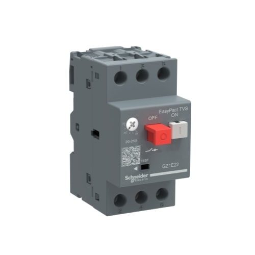 Disjuntor Termomagnético Tesys GZ1E 17-23A Botão Impulsão GZ1E21 Schneider