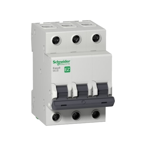 Disjuntor Tripolar 20 A Curva C 6 kA 400 V EASY9 EZ9F56320-BR Schneider Electric