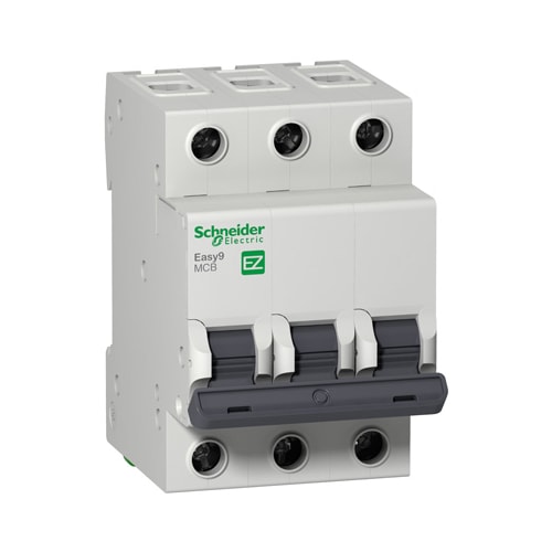 Disjuntor Tripolar 4 A 3 kA Curva C EZ9F33304 Schneider Electric