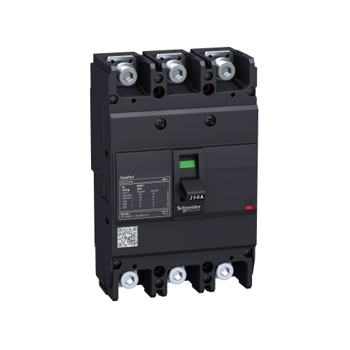 Disjuntor Tripolar Termomagnético Fixo 440VCA 225A 20KA EZC250N3225 Schneider