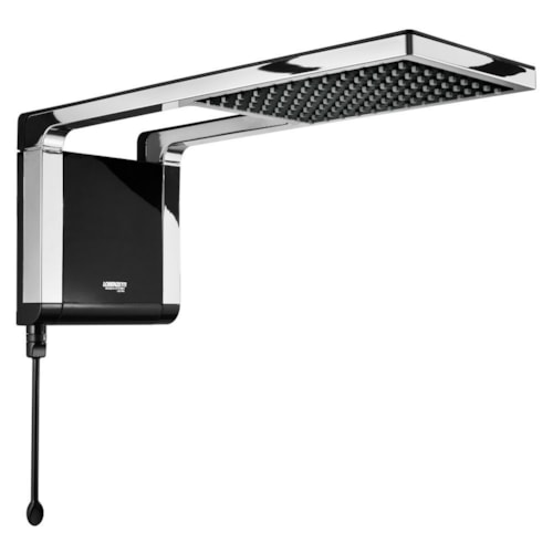 Ducha Acqua Storm Ultra 220 V 6800 W Preta e Cromada 7510055 Lorenzetti