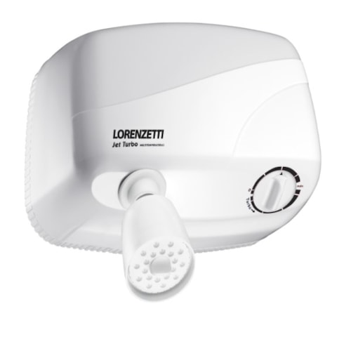 Ducha Jet Turbo Multitemperaturas 220 V 7800 W Branca 7540401 Lorenzetti