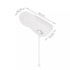 Ducha Top Jet Eletrônica 220 V 7500 W Branca 7541507 Lorenzetti