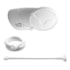 Ducha Top Jet Multitemperaturas 220 V 6400 W Branca 7541501 Lorenzetti