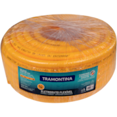 Eletroduto Flexível Corrugado de PVC 25 mm Amarelo 50 m 57505002 Tramontina