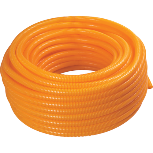 Eletroduto Flexível Corrugado de PVC 25 mm Laranja 50 m 57505/052 Tramontina