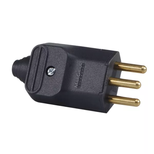 Extensão Elétrica PLD2-3 2P+T 20 A Preto PA015066 MarGirius