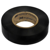 Fita Isolante Highland 19 mm x 20 m Preta HB004171797 3M