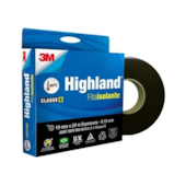 Fita Isolante Highland 19 mm x 20 m Preta HB004171797 3M