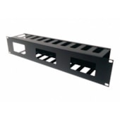 Guia de Cabo 2U 90MM Alta Densidade PT - Fibracem