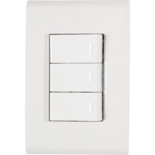 Interruptor Simples 10 A 250 V Liz Branco 57170/070 Tramontina
