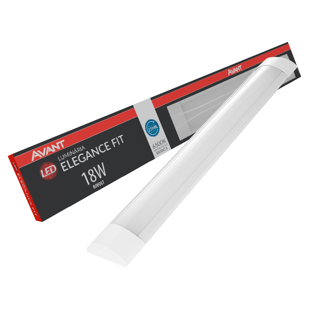 Luminária Led Slim 10w 6500k Bivolt 946101377 Avant Eletro Transol