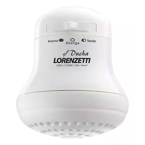 Maxi Ducha Ultra 220 V 4600 W Branca 7530114 Lorenzetti