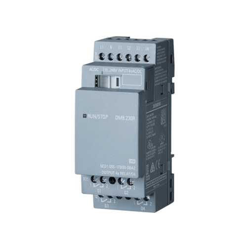 Módulo CLP LOGO 8 4 Entrada/Saida Digital 230vca/Vcc 6ED10551FB000BA2 - Siemens