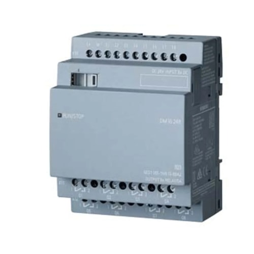 Módulo CLP LOGO 8 8 Entrada/Saida Digital 24 Vca/24 Vcc 6ED10551NB100BA2 - Siemens