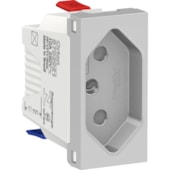 Módulo de Tomada 2P+T 10 A 250 V Orion Essence Branco S70205194 Schneider Electric