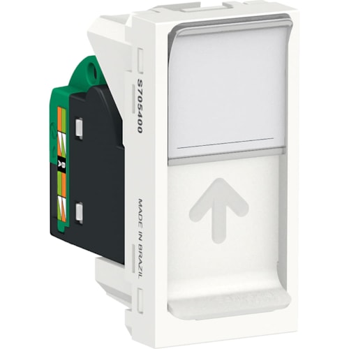 Módulo de Voz, Dados ou TV RJ45 1 Módulo Orion Essence Branco S70540004 Schneider Electric