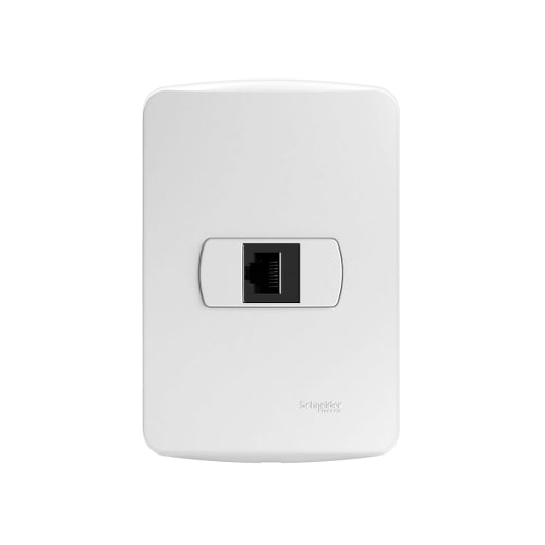Módulo de Voz, Dados ou TV RJ45 4x2 Miluz Branco S3B64100 Schneider Electric