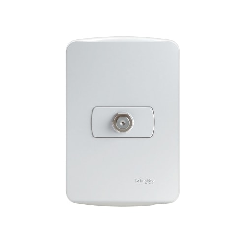 Módulo de Voz, Dados ou TV TV/coaxial 4x2 Miluz Branco S3B64680 Schneider Electric