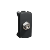 Módulo de Voz, Dados ou TV TV/coaxial Miluz Preto / Grafite S3B74681 Schneider Electric