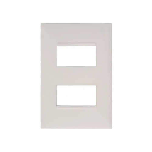 Placa 4x2 2 Postos Separados Branco Plus+ Legrand