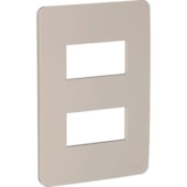 Placa para Interruptores e Tomadas 4x2 2 Módulos Orion Essence S730121064 Schneider Electric