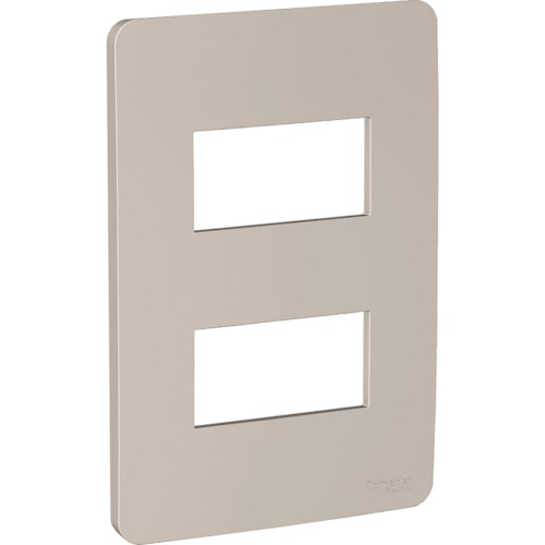 Placa para Interruptores e Tomadas 4x2 2 Módulos Orion Essence S730121064 Schneider Electric