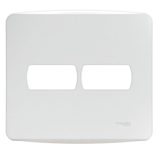 Placa para Interruptores e Tomadas 4x4 2 Módulos Miluz Branco S3B77420 Schneider Electric