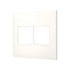 Placa para Interruptores e Tomadas 4x4 4 Módulos Plus+ Branco 618512BC Legrand