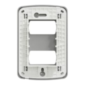 Placa + Suporte 4x2 2 Postos S3b77121 Miluz - Schneider