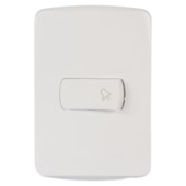 Pulsador para Campainha 4x2 10 A 250 V Miluz Branco S3B62460 Schneider Electric