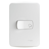 Pulsador para Campainha 4x2 10 A 250 V Miluz Branco S3B62460 Schneider Electric