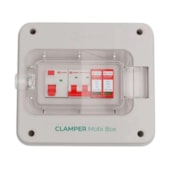 Quadro De Proteção Para Carregador Veicular Mobi Box 220V 8kW IP65 25881 Clamper