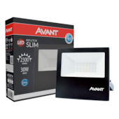 Refletor LED Slim 30W 6500K Bivolt IP65 - Avant