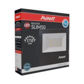 Refletor LED Slim 50W Bivolt 6500K IP65 - Avant