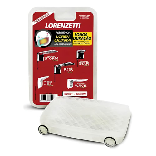 Resistência Loren Ultra 3065-A para Linha Acqua 220 V 6800 W 7589119 Lorenzetti