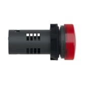 Sinaleiro Monobloco Plástico Ø22 mm 110 V CA/CC Vermelho XA2EVF4LC Schneider Electric